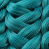 41-inch Single-Color African Dyed Braided Wig, 165g