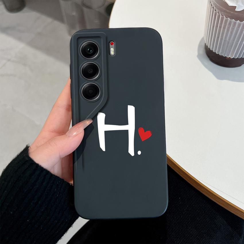 For Tecno Camon 40 30 30S 20 Pro Premier Pop 8 9 Phone Case Fashionable Creative Letter Pattern Soft Liquid Silicone Anti Slip Shell For Tecno Housing