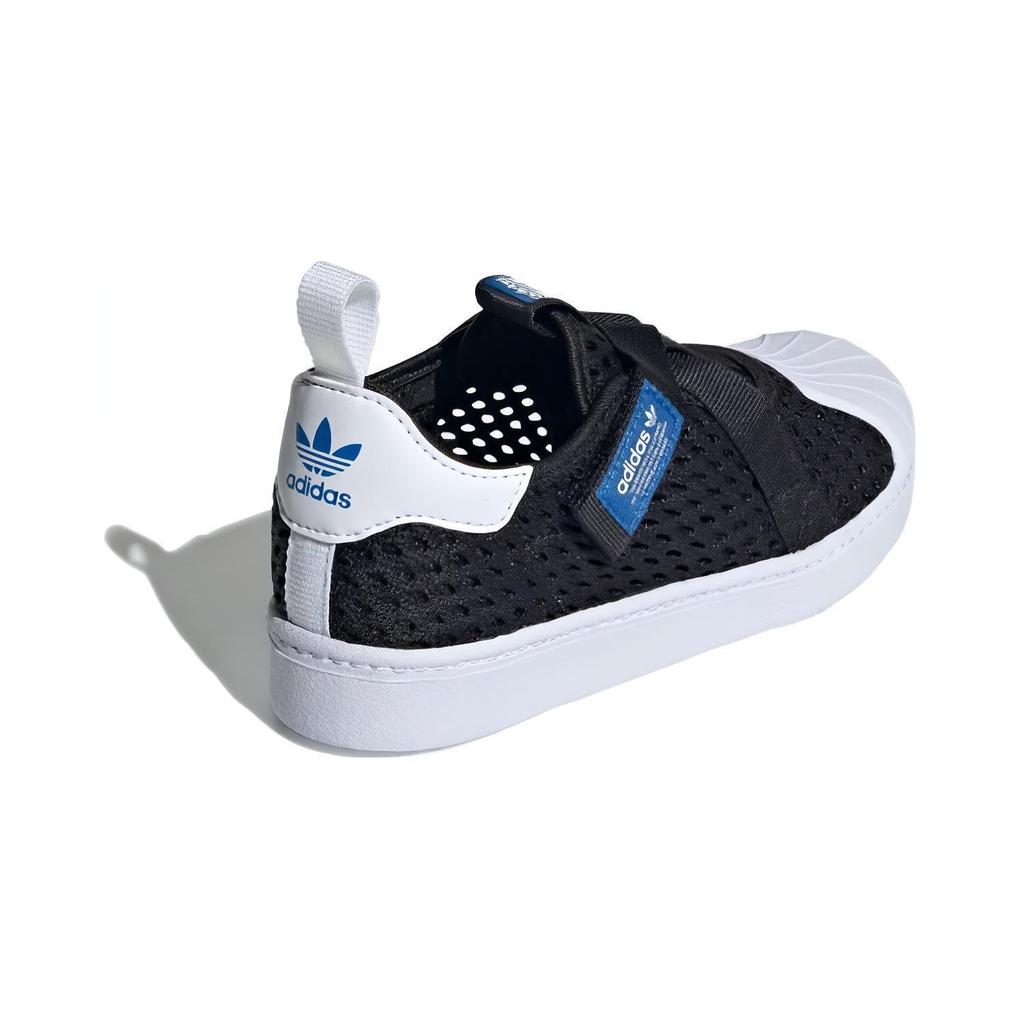 Adidas Originals Sst 360 3.0 Breathable Low-Top Kids Skate Shoes Kids Sneakers Black White IE8194
