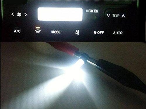 24V LED Air Conditioner Panel Lighting Set for Hino Grand Profia Truck (White)