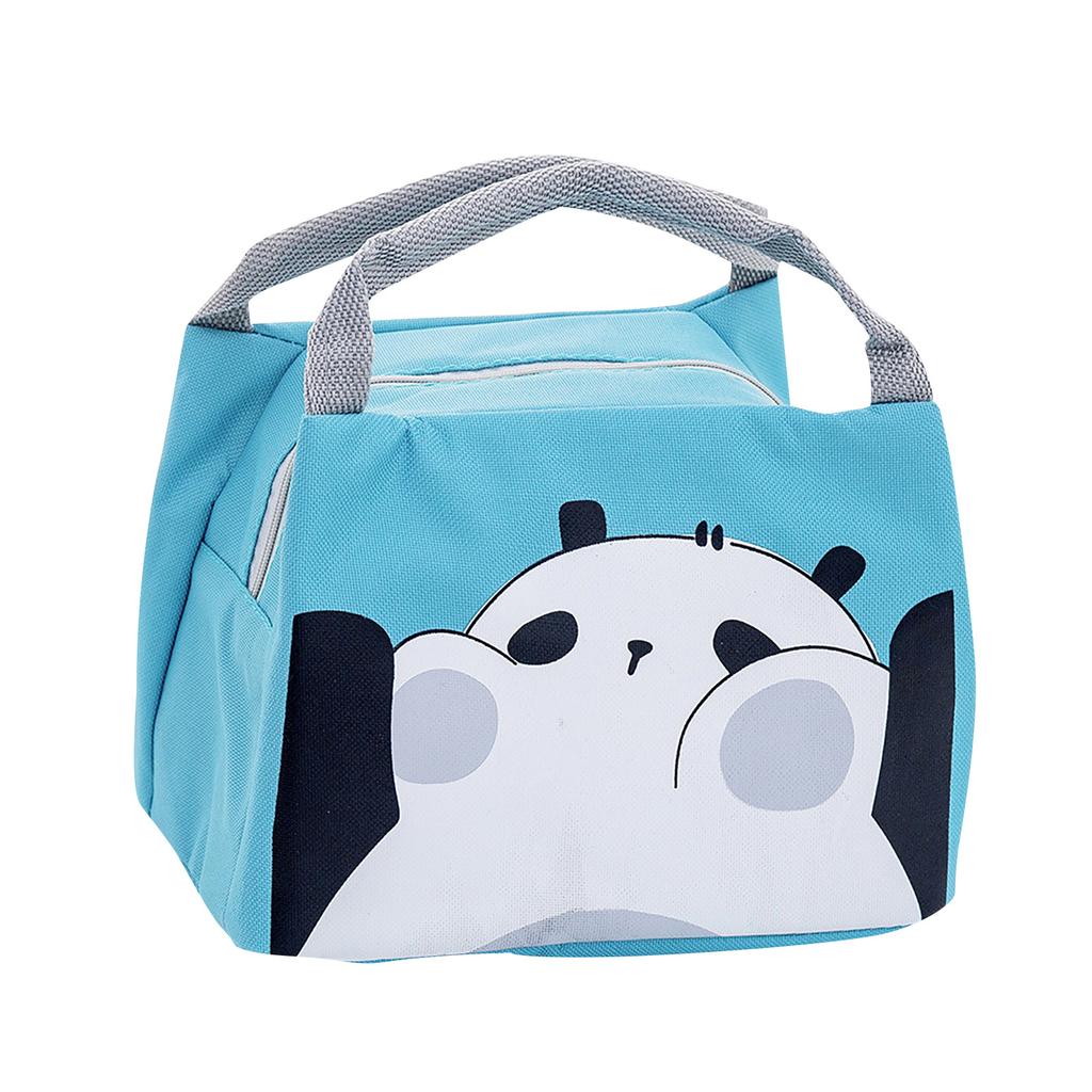 Fashion Portable Cartoon Lunch Food Fresh Pouch Picnic Drink Cold Handbag