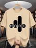 Unisexs summer pure cotton casual loose fashion letter pattern printed comfortable sports round neck short sleeved Tshirt top