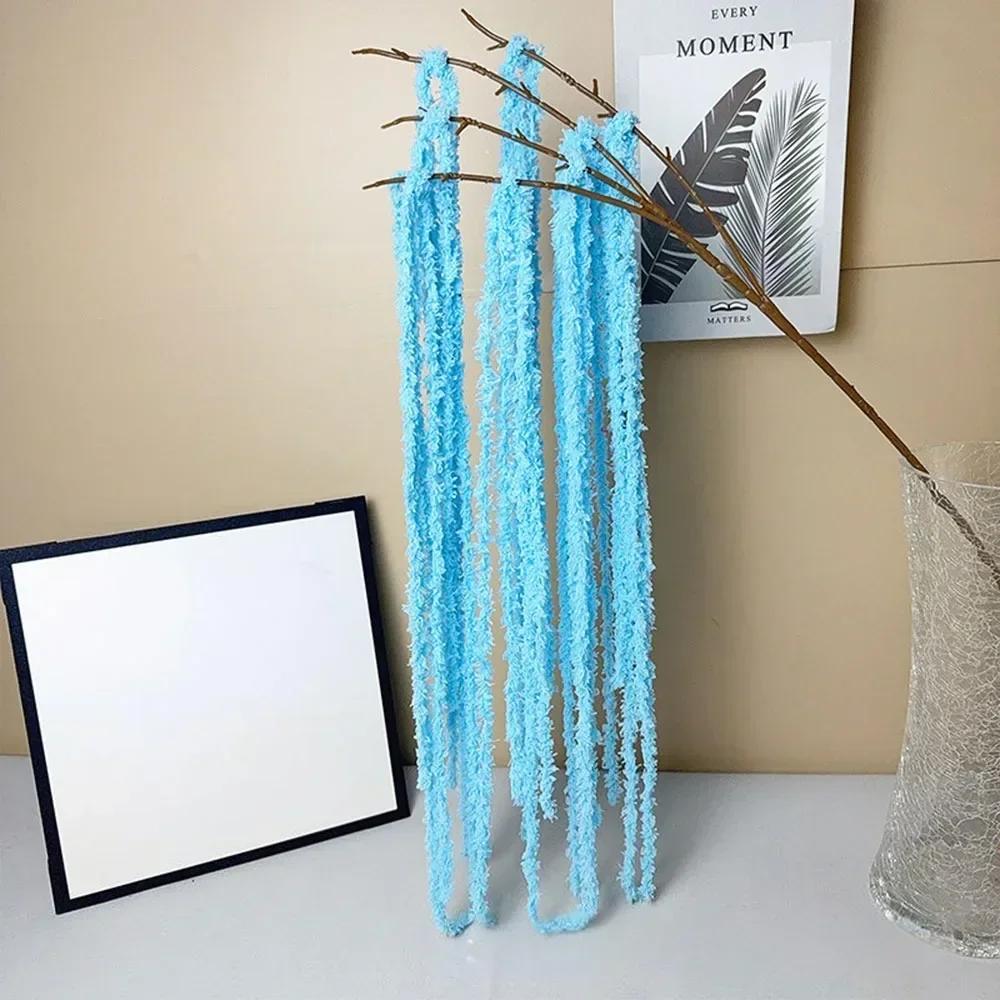 Multicolor Amaranthus Artificial Hanging Plant Ornament Yarn Simulated Amaranthus Caudatus Accessories Photo Props