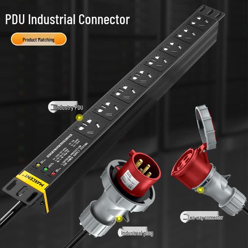 MAXCENT 32A 4-Pin IP67 Industrial Plug Connector