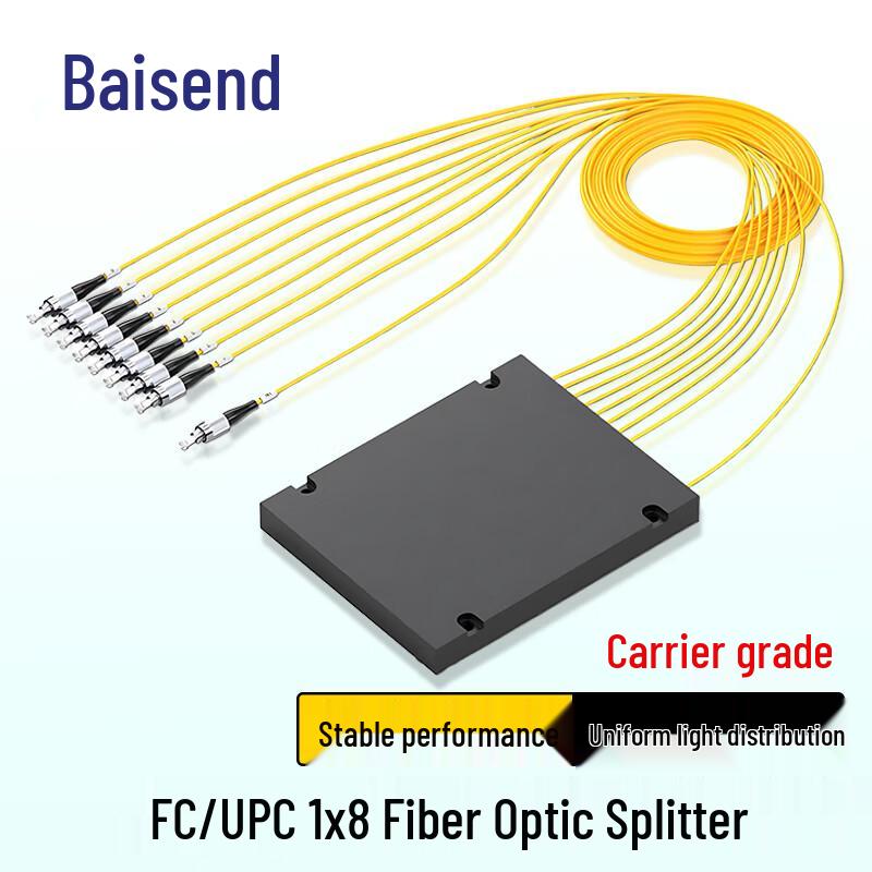 Boson Telecom-Grade Optical Fiber Splitter