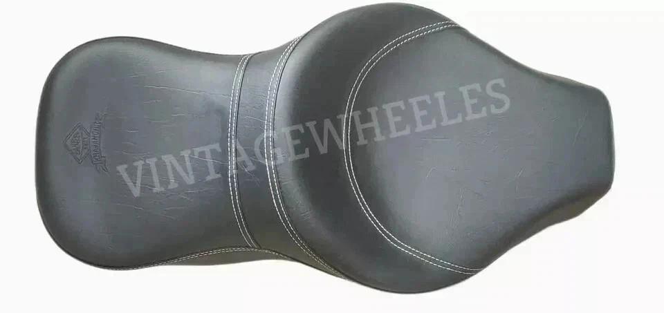 Super Low Style Cushioned Dual Seat Fits For Royal Enfield Interceptor 650cc