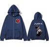 Anime Black Clover Asta Zipper Hoodies Men Women Clothing Fashion Casual Loose Zip Up Hooded Sweatshirts Coats Jacket Streetwear