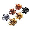 Flower Hair Clips Cute Strong Hold Resin Non Slip Large Hair Claw Clamps for All Hair Types 6 Piece Set