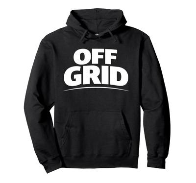 Minimalist Lifestyle Personal Statement Hoodie Off-Grid