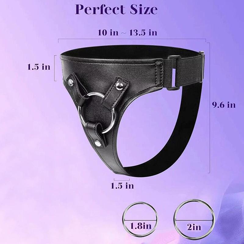Wear Pants For Dildos Strap On Dildo Harness Adult Sex Toys For Women Men Pegging Dildo Adjustable Waist And Thigh Soft Leather