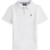 Polo Polo Collar Cable Knit Sweater Kids Sweaters CWPOSWEY6820689-100