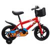 Kids Bike Adjustable Height 12 Inch Bike with Training Wheels Basket Pedals for 3 to 6 Years Old Boys Girls