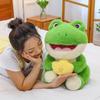 Rich Frog Doll Plush Doll Sitting Frog Exchange Doll Children Girls Soothing