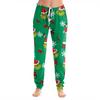 Women's Christmas Print Cuffed Jogger Pants with Pockets Casual Pants