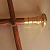Victorian Walking Stick, Brass Handle Wooden Walking Cane, Father's Gift, Grandfather's Gift, Mother's Day Gift, Sturdy Walking Cane 37"