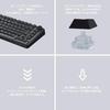 AIM1 Shun Gatilho Rápido 0,01 mm Teclado Gamer Layout Japonês Tamanho 75 Taxa de Polling 8000Hz Compatível MATATAKI Preto
