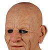 Gammal Mans Mask för Vuxna Realistisk Latex Äldre Människa Huvudtäckning med Livslika Rynkor för Halloween Maskerad Cosplay Kostymrekvisita