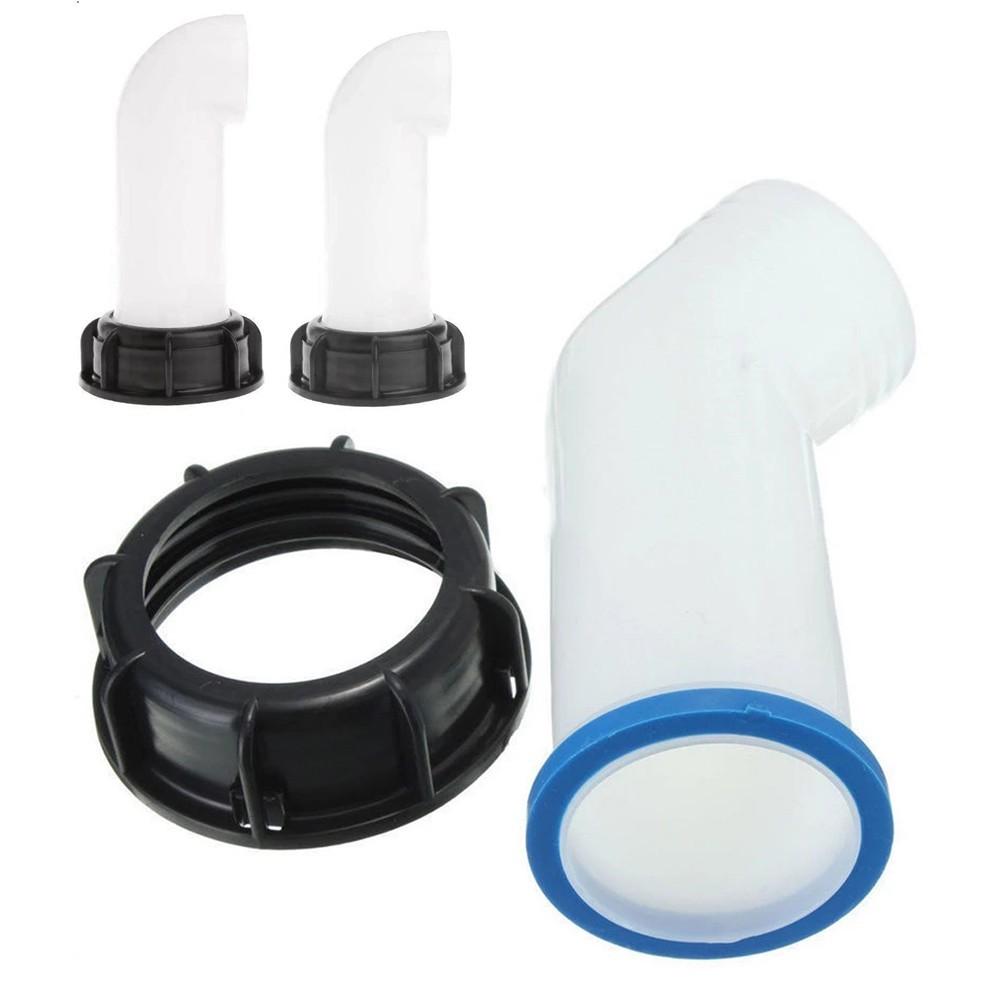 2in IBC Water Tank Drain Spout Hose Extension Pipe Nozzle Tap Cap Valve