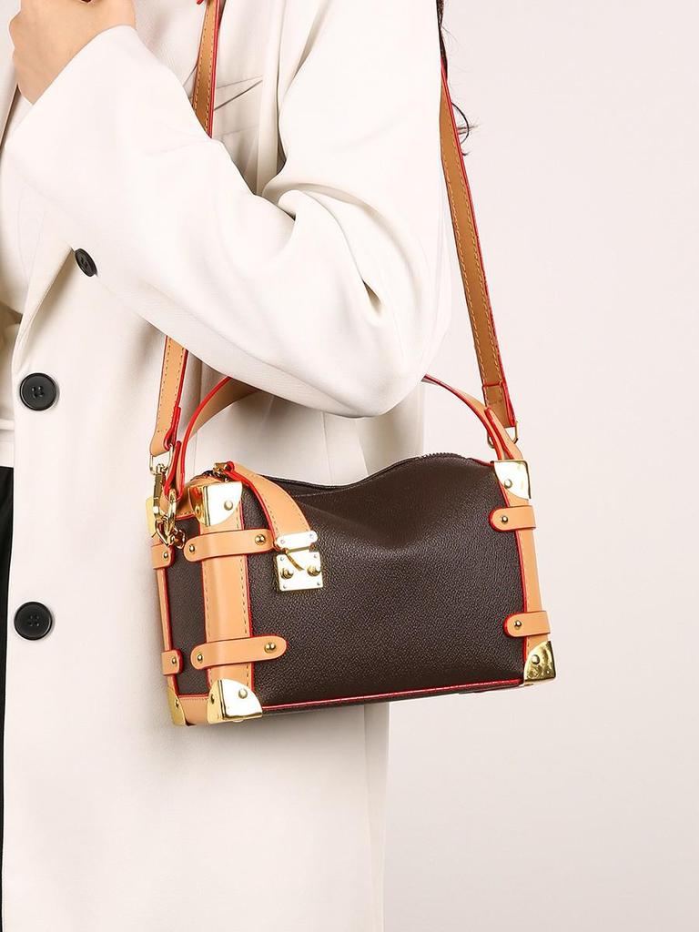 Luxury Women's Designer White Box Handbag 2025 - Versatile Shoulder & Crossbody Bag