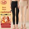 Langsha Women's High-Waist Cashmere Blend Fleece Thermal Leggings