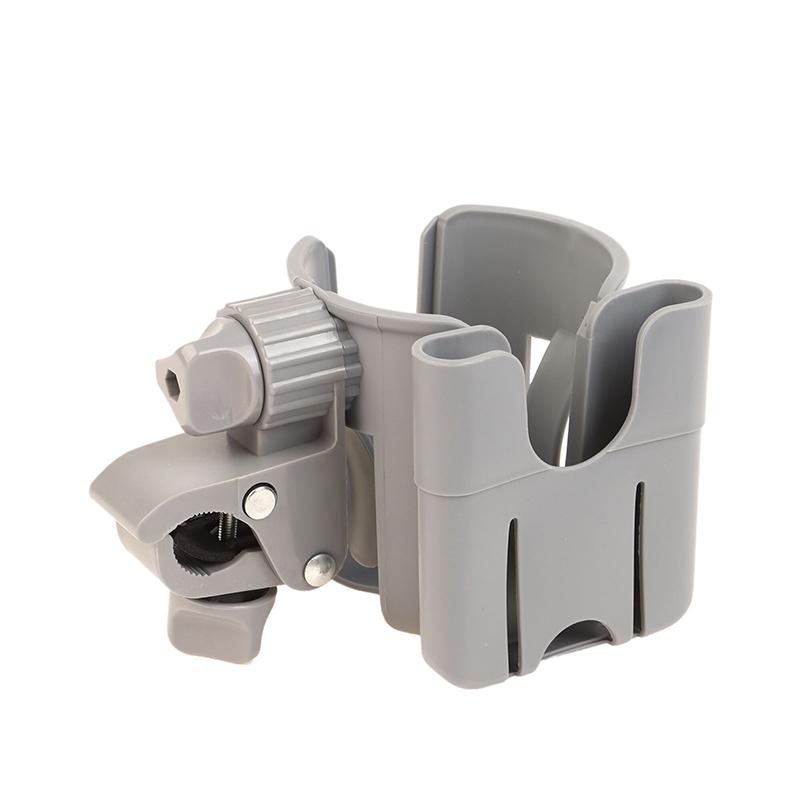 1 Piece Universal Bottle Holder 2-In-1 Stroller Water Cup Holder With Phone Holder For Wheelchair Toddler Diy Accessories