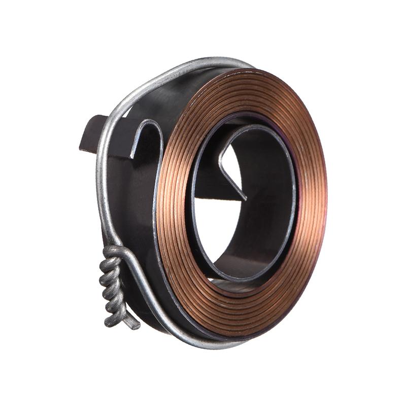 Molletta di Ritorno per Trapano a Colonna Molla del Mandrino Molla a Spirale di Ritorno dell'Alimentazione Assemblaggio Rivestimento Nero Espandi Lunghezza 680-1800mm Diametro Esterno Molla 34-66mm