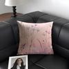 Little Flowers Ins Cushion Cover Natural Linen Organic Fabric Double-Sided Printing Sofa Home Decor Gift Pillow Case