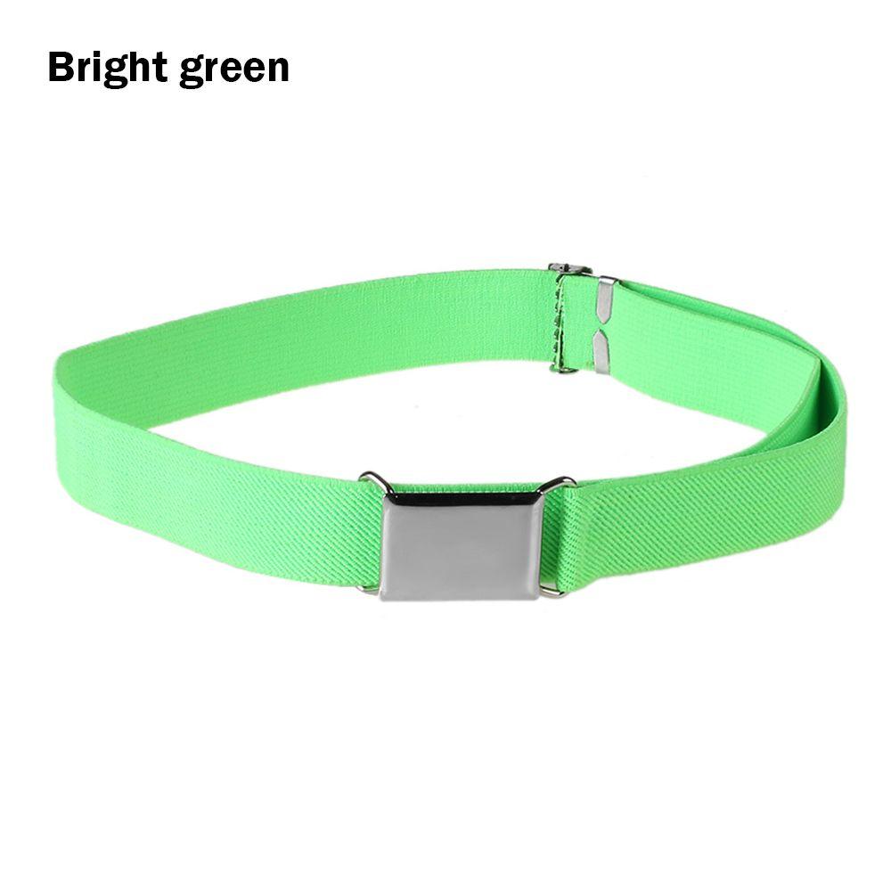 Gift Pants Strap Solid Color Boys Girls Alloy Buckle Waistband Kids Canvas Belt Adjustable