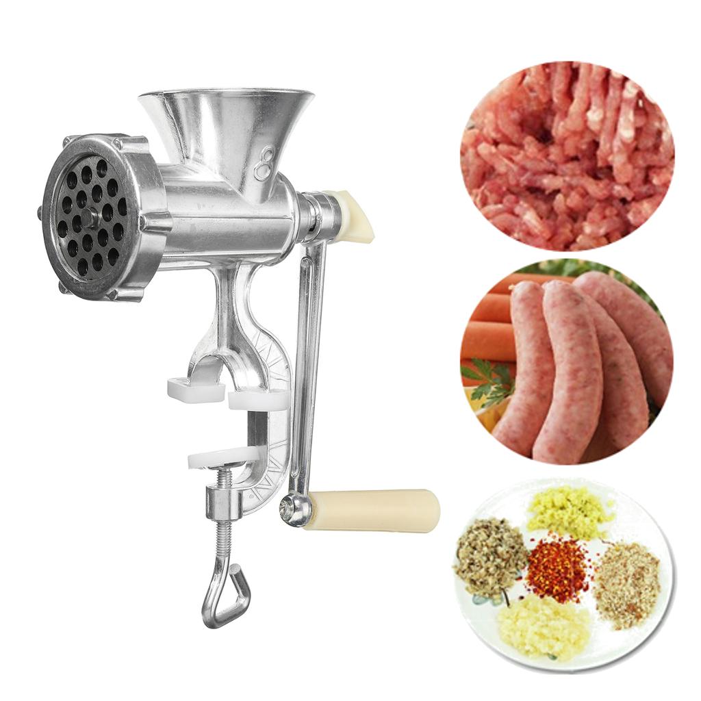 Buy Aluminium Alloy Multiuse Mincer Hand Meat Grinder Kitchen Gadget For Meat Sausage Filler