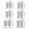 1PC New-style living room blackout curtain, double-layer lace blackout curtain for bedroom or balcony. Sold individually