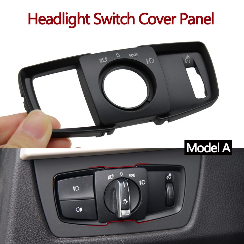 Head Lamp Rotary Headlight Switch Foglight Button Cover For BMW 1 2 3 4 X1 X2 Series F21 F46 F30 F31 F34 F35 F48 F39 61319265300