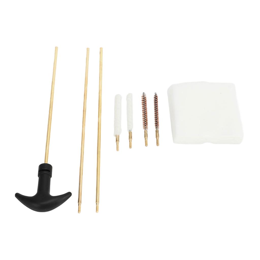 Rengjøringsstangsett for tønner for 0,177 tommer 0,22 tommer kobberrør Bomullsbørstesett for rørstøv