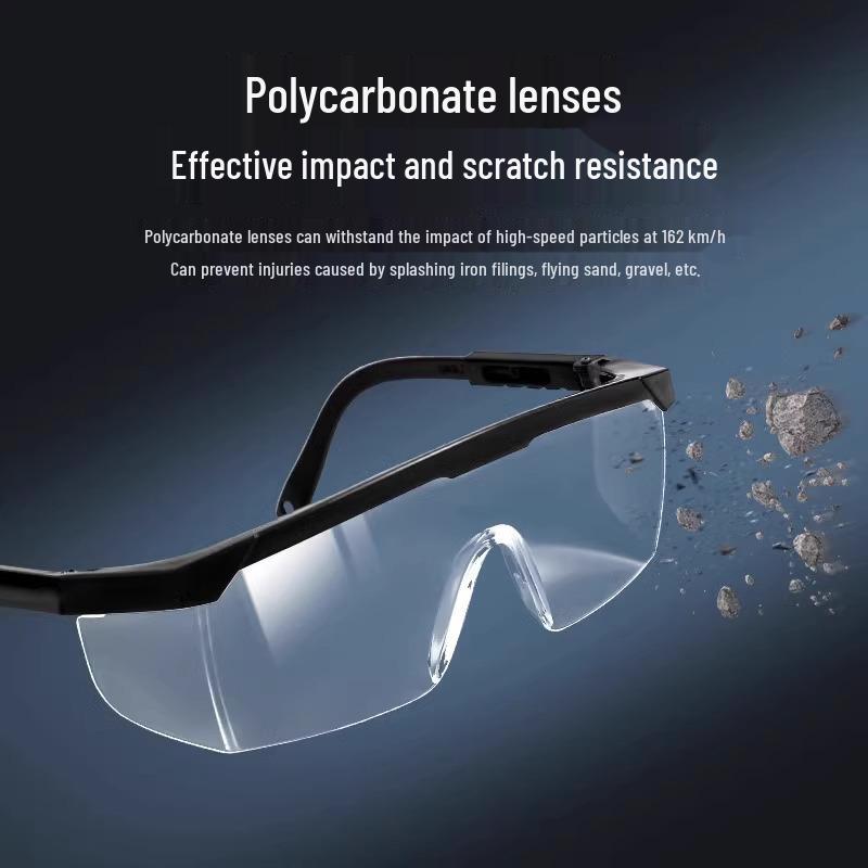 HD Unisex Radbrille: Staubdicht, Winddicht, Sanddicht, Spritzwassergeschützt, Blaulichtfilter