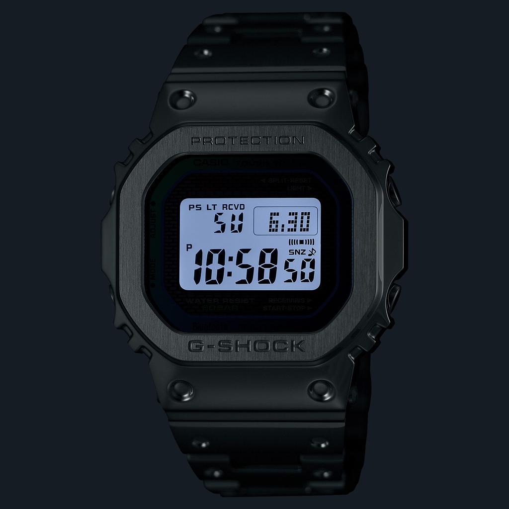 Casio G-SHOCK Men's Stainless Steel 200M Water Resistant Shock Resistant Quartz Watch GMW-B5000PC-1