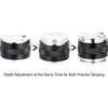 NEOUZA 58mm Coffee Distributor & Tamper 2 In 1, Dual-Head Coffee Leveler Fits E61 Group Machines