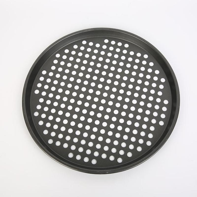 

Perforated Pizza Pan, Breathable Model, Carbon Steel Non-Stick Coating, Oven Tool for Making Thin Crispy Pizza Bases, Set of 2 29CM (2 pieces)