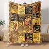 60Th Celebration Milestone Lightweight Blanket Comfortable Ure Great for Sofa Couch Office Bed Picnics All-Season Use Stylish Decor Y14
