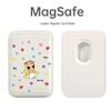 Colorful Flower Jade MagSafe Magnetic Leather Card Holder Apple Phone Case