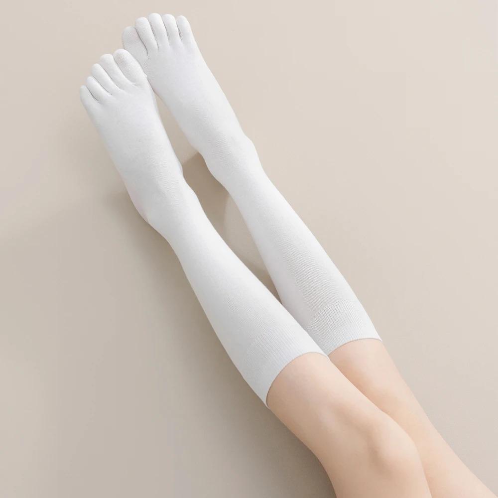 Hoher Schaft Fünf-Zehen-Socken Frühling Herbst Fünf-Finger-Socken Neue Wadenstrümpfe Damenstrümpfe