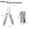 28 In 1 Car Camping Multitool Multi Foldable Stainless Steel Plier Wire Stripper Outdoor Mini Portable Hand Tools Knife Scissors