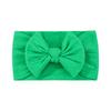 48 colors Baby Bowknot Hairband Broadside Headband Kids Girls Boutique Elastic Protect Turban Headwear Baby Hair Accessories