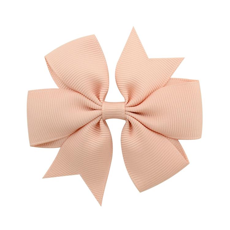 Hot Sale Solid Color Ribbon Fishtail Bow Hair Clip 40 Colors Children's Hair Clip Hair Accessories