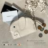 Gisele Mini Wallet, Card Case, Key Case, Coin Case, Genuine Cowhide Leather, Multi-Purpose Pouch, Elephant Wallet, Coin Purse, Slim, Lightweight,