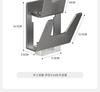 No-drill Wall-Mounted Pot Lid Rack for Kitchen – Storage Shelf for Cutting Boards and Countertop Boards