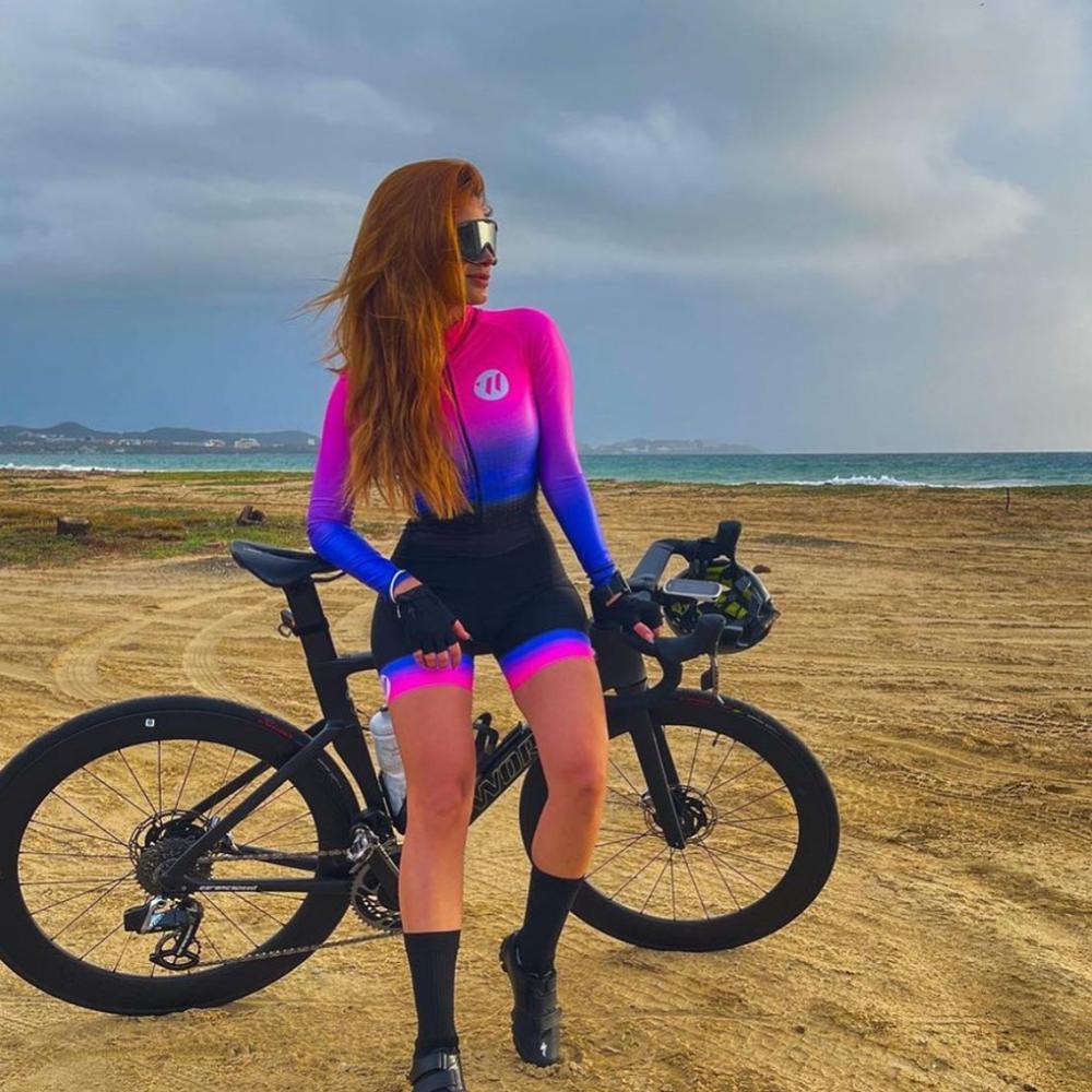 Vvsportsdesigns 2026 Zomer Pro Team Wielren Skinsuit Dames Racepak Triathlonpak Roupa Ciclismo Fietskleding Bodysuit
