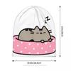 Hat Cat Sleeping Autumn Spring Caps For Men Women Mochi Peach Cat Skullies Beanies Ski Caps Cotton Bonnet Hats