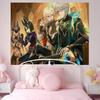 Genshin Impact Kaveh Alhaitham Colorful Tapestry Wall Hanging Hanging Tarot Hippie Wall Rugs Dorm Wall Art Decor