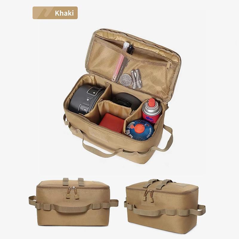 Outdoor Cookware Storage Bag Large Capacity Scratch Resistant Durable Fabric for Camping Hiking Travel Gear Organization