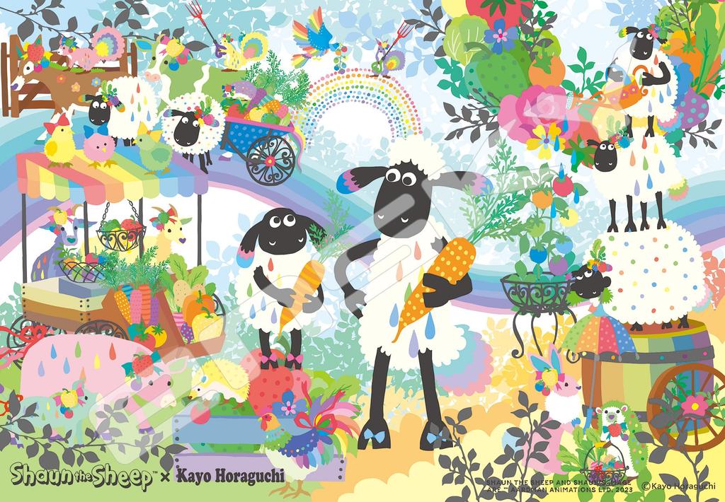 Puzzle Shaun the Sheep x Kayo Horaguchi 1000 dílků (1000T-390)