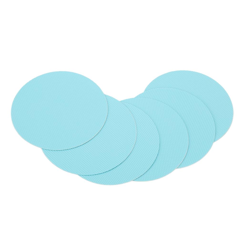 6Pcs Bathtub Stickers Prevent Slip Strong Adhesive Safety Shower Stickers for Bathroom Bath Tub Shower Stairs